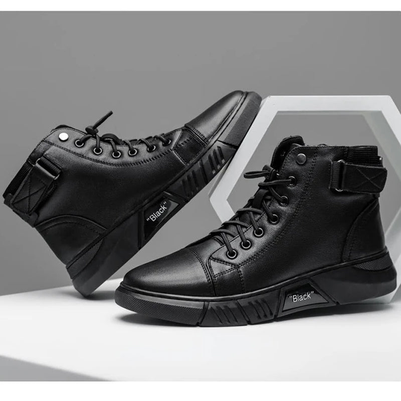 Belezza High-Top Leather Steeple