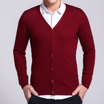 Belezza men's cardigan with button