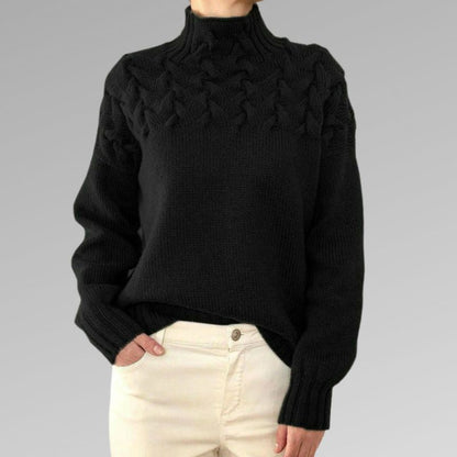 Belezza & Warm Davila Sweater with High Neck