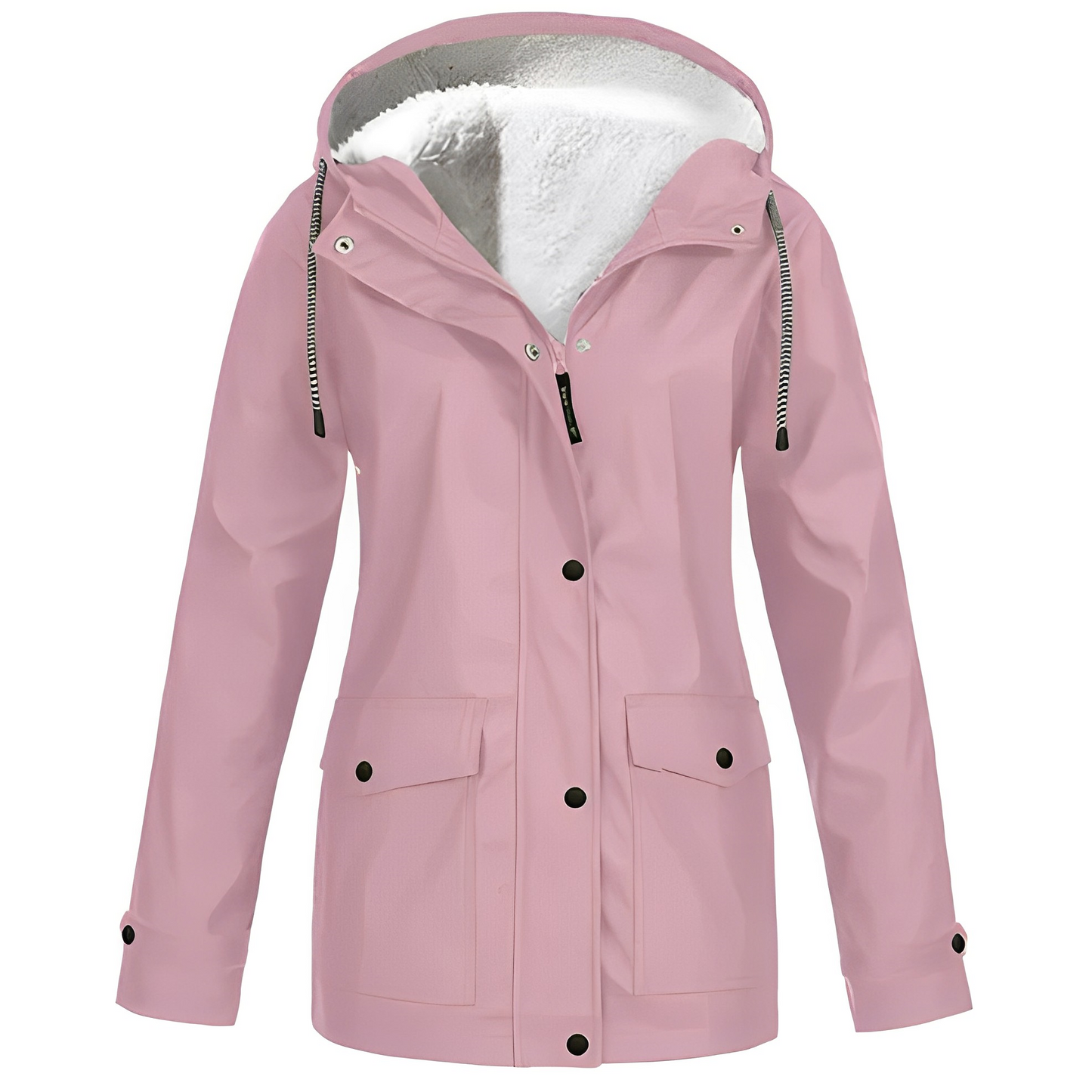 Belezza - Fleece-Lined Raincoat for Women