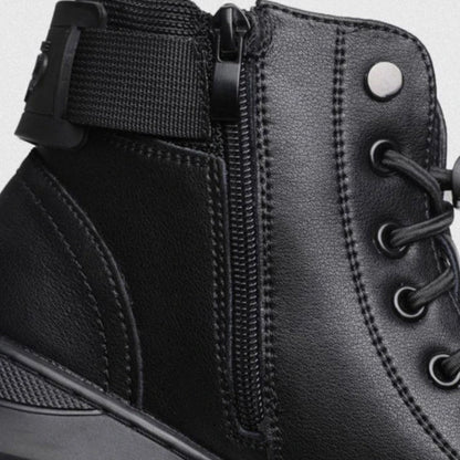 Belezza High-Top Leather Steeple