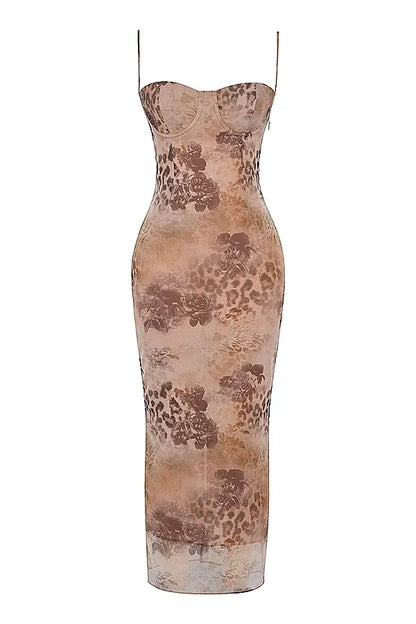 Belezza MAXI DRESS - CREAM FLORAL