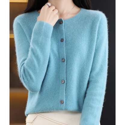 Women's Button-Down Knit Cardigan | Soft, Long Sleeve Casual Sweater