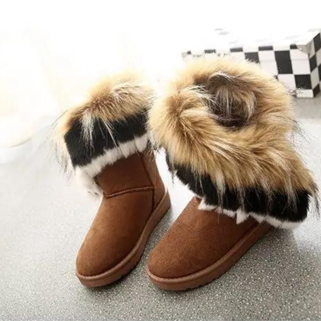 Fur snow boots for women | Aronia