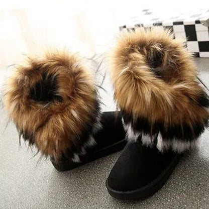 Fur snow boots for women | Aronia