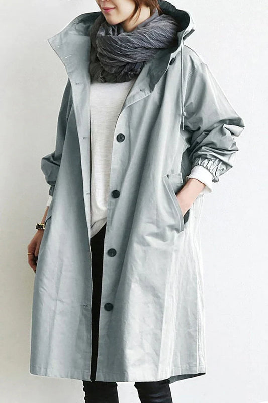 Belezza - waterproof trench coat with hood