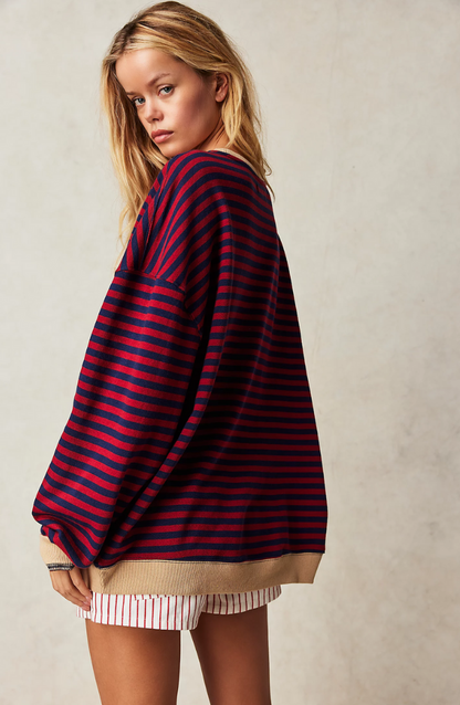 Belezza | Striped Oversize Pullover