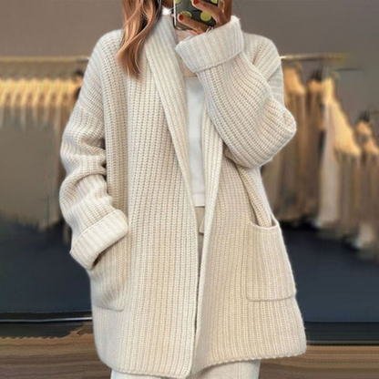 Belezza Cardigan | Cozy Long Knitted Ladies' Cardigan