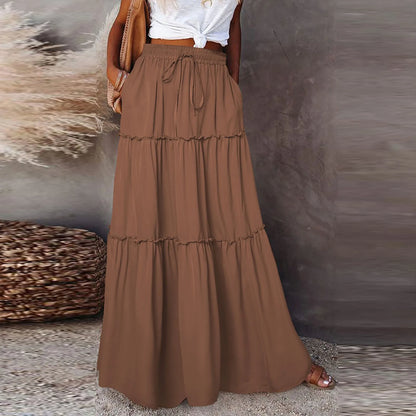 Belezza - Tiered Maxi Skirt