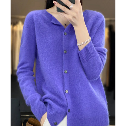 Women's Button-Down Knit Cardigan | Soft, Long Sleeve Casual Sweater