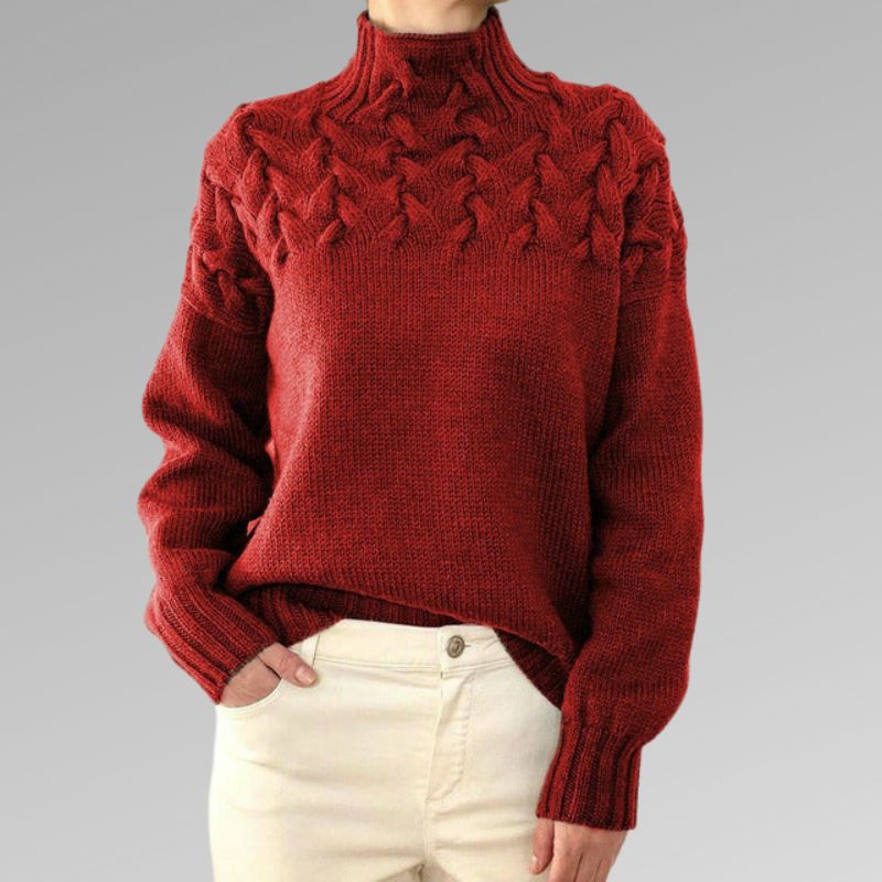 Belezza & Warm Davila Sweater with High Neck