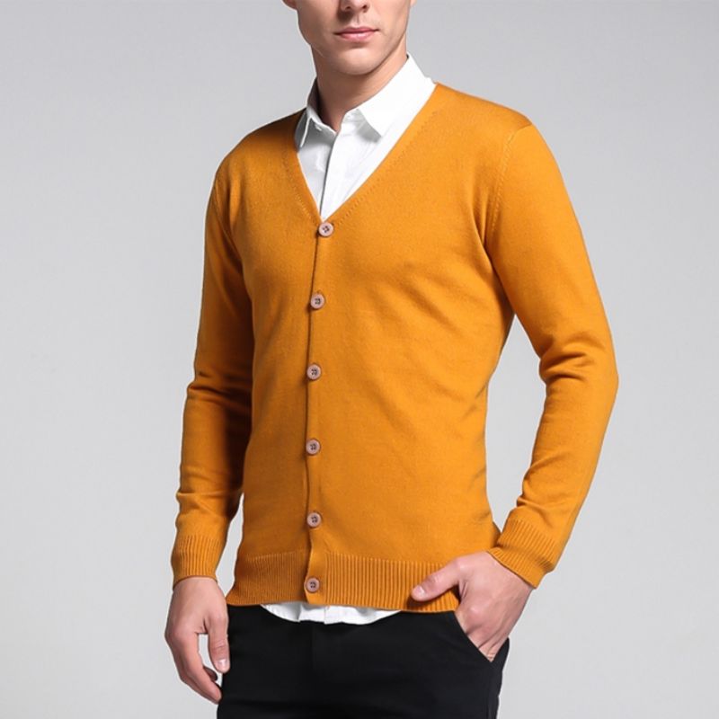 Belezza men's cardigan with button