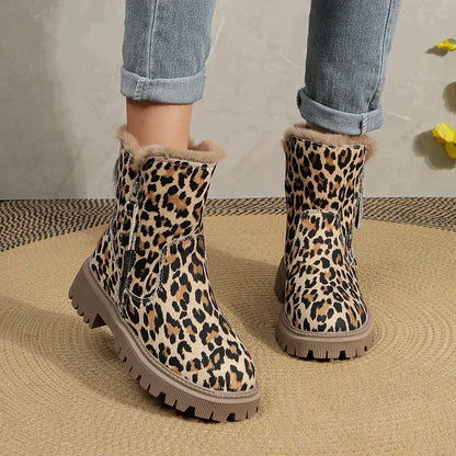 Belezza leopard boots