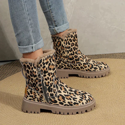 Belezza leopard boots