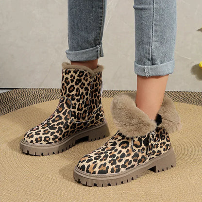 Belezza leopard boots