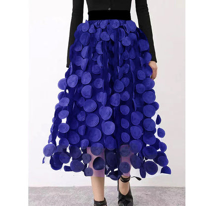 Belezza patchwork skirt in tulle