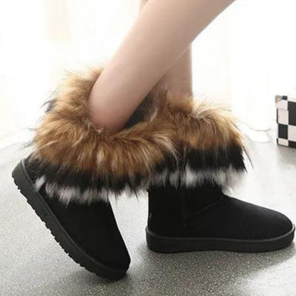 Fur snow boots for women | Aronia