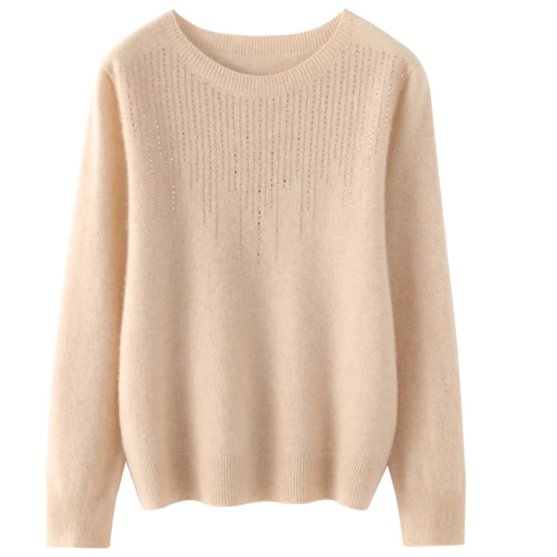 Belezza Knitted Ladies Sweater with Sparkling Details