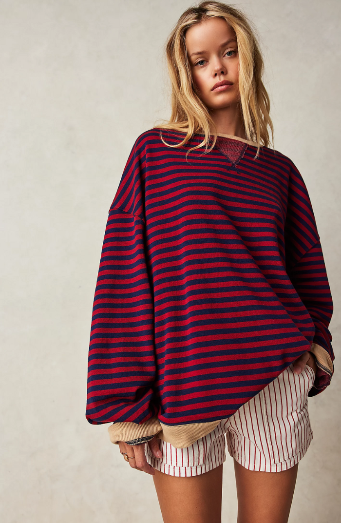 Belezza | Striped Oversize Pullover