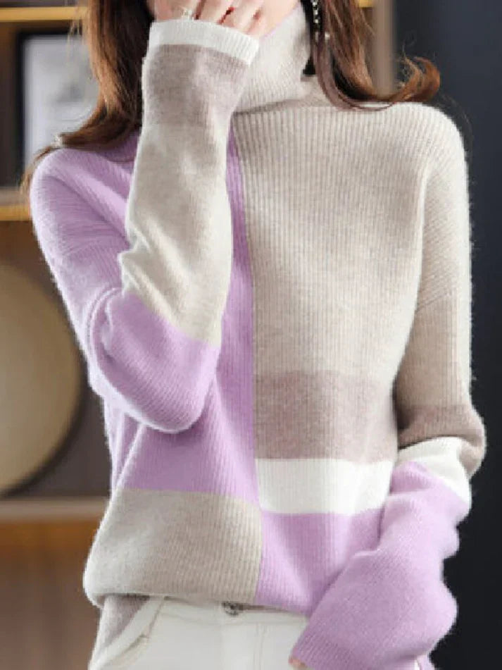 Belezza - classic women's turtleneck sweater