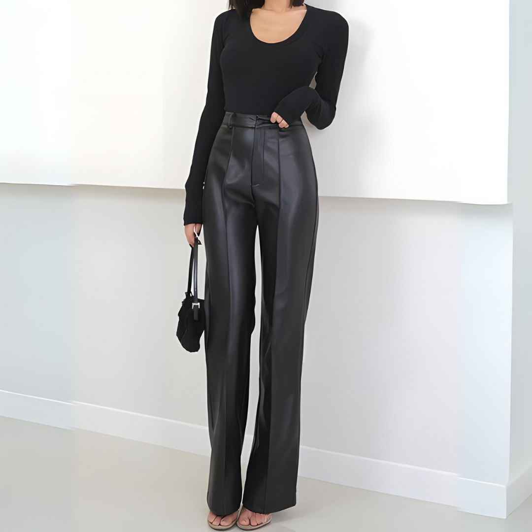 Belezza | High-Waisted Women's Trousers