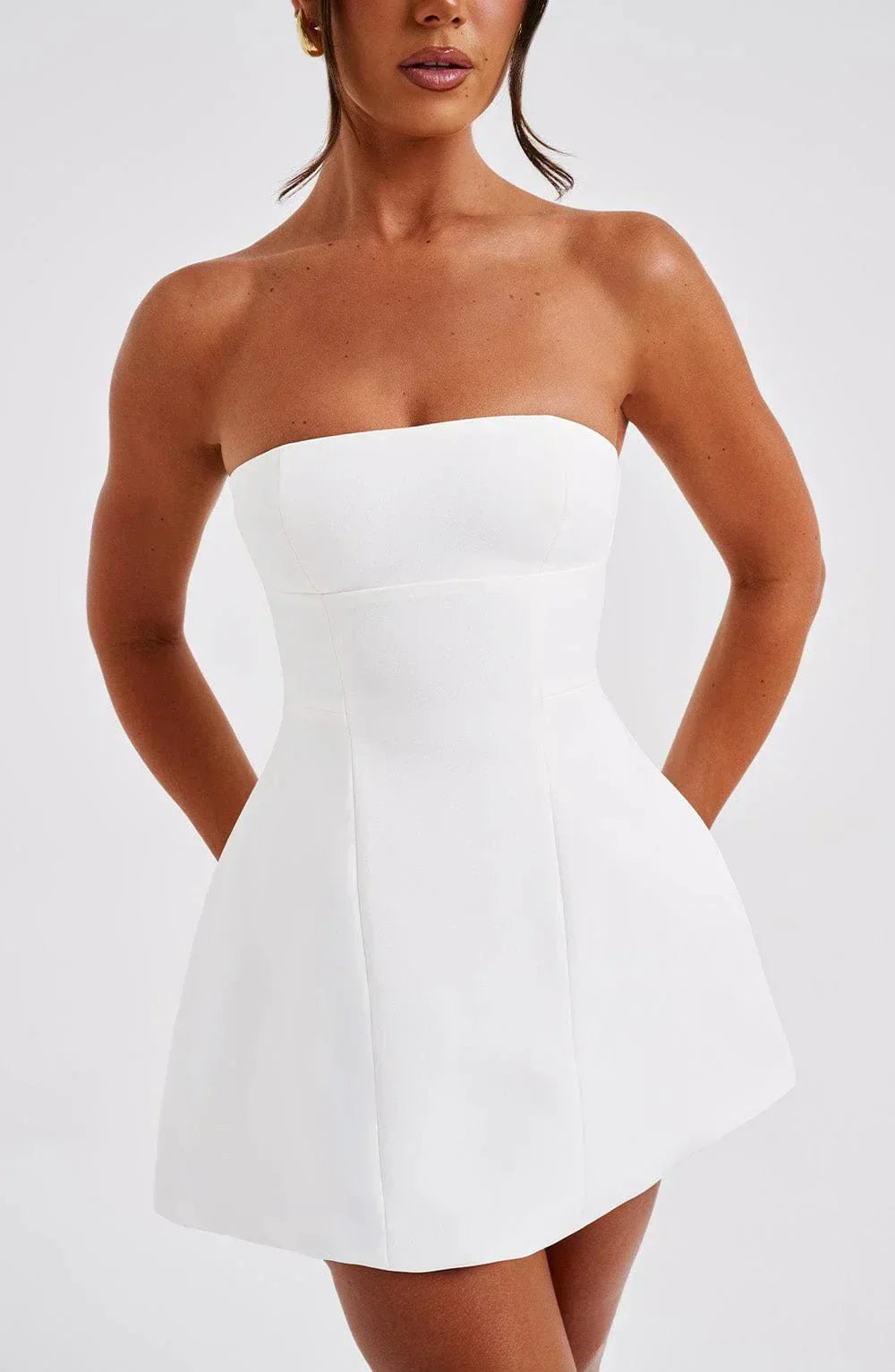 Belezza STRAPLESS MINI DRESS