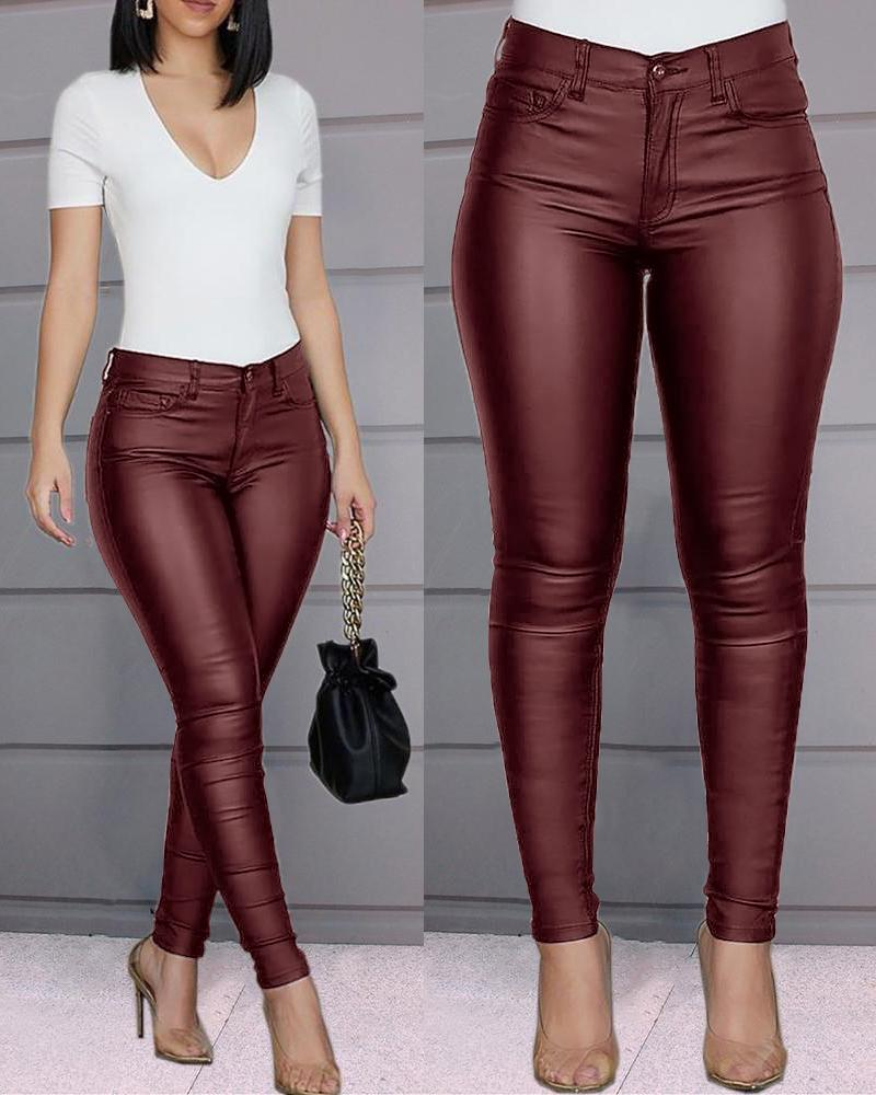 Belezza | Stretchable Leather Pants