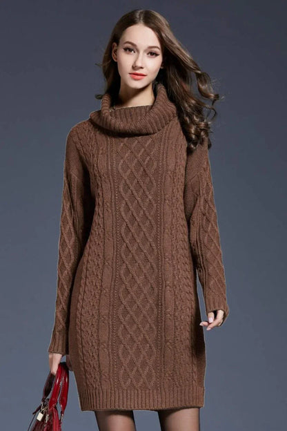 Belezza - Knitted Sweater Dress for Autumn & Winter