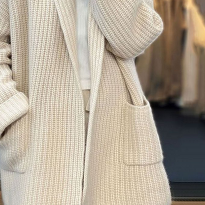 Belezza Cardigan | Cozy Long Knitted Ladies' Cardigan