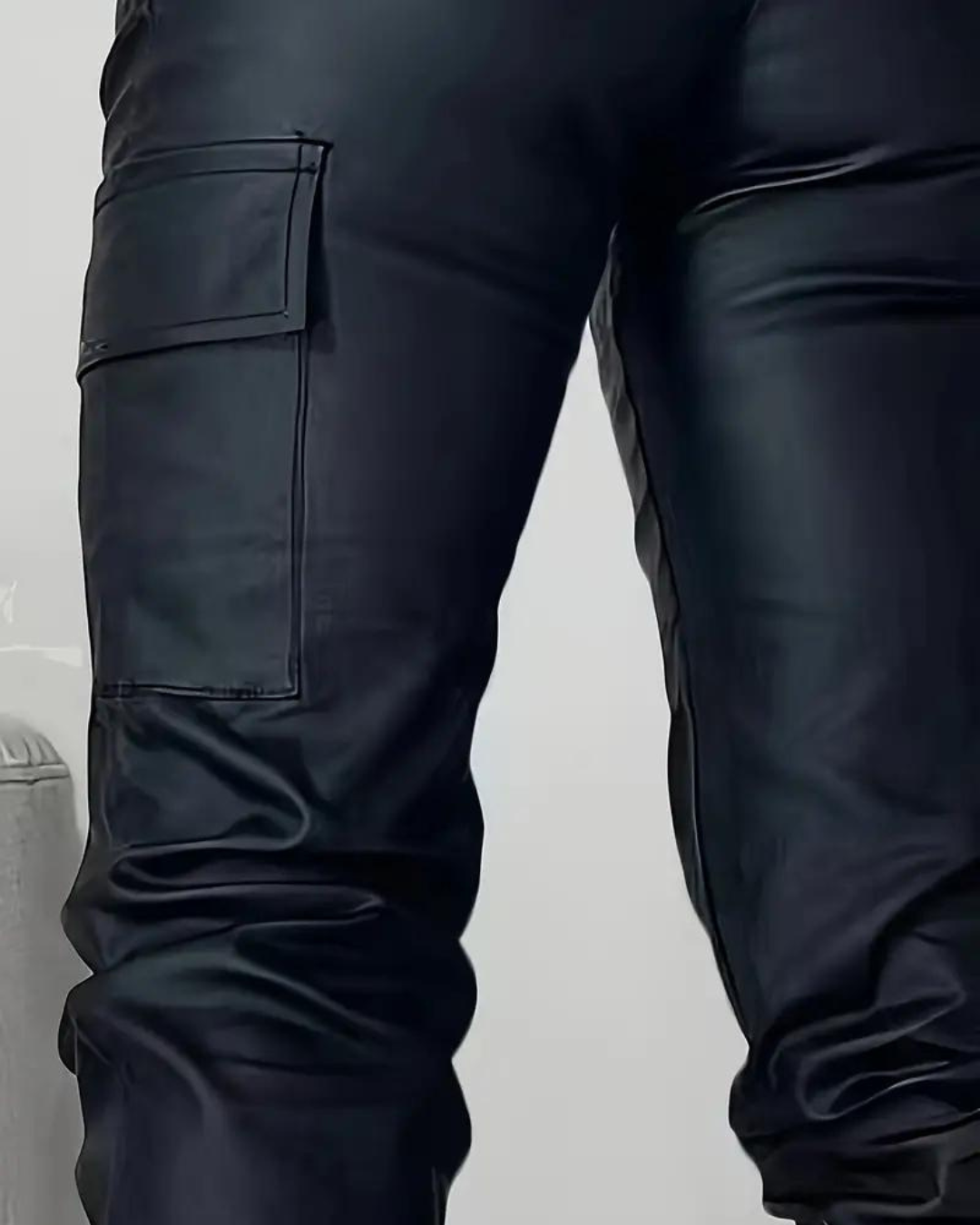 Belezza - Cargo Leather Pants