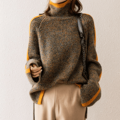 Belezza - Knitted turtleneck jumper