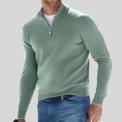 Minto Quarter Zip-Up Sweater