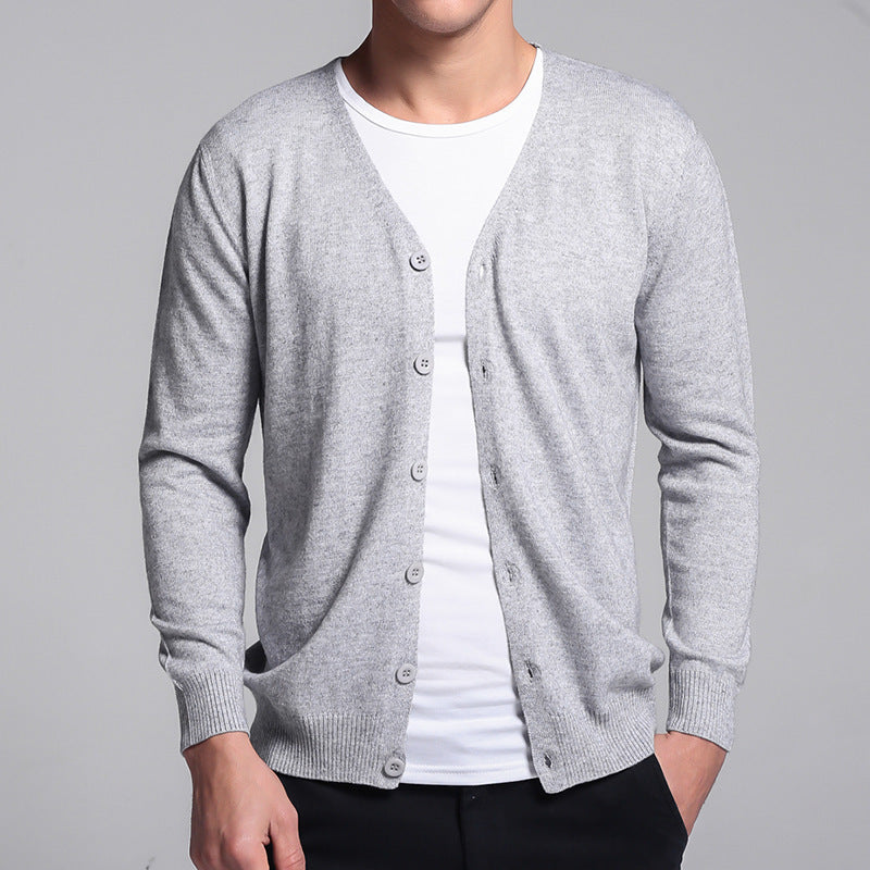 Belezza men's cardigan with button