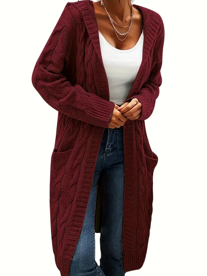 Belezza Knit Hooded Cardigan for women