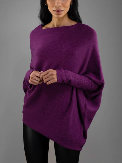 Belezza Sweater with elegant trim at the shoulder