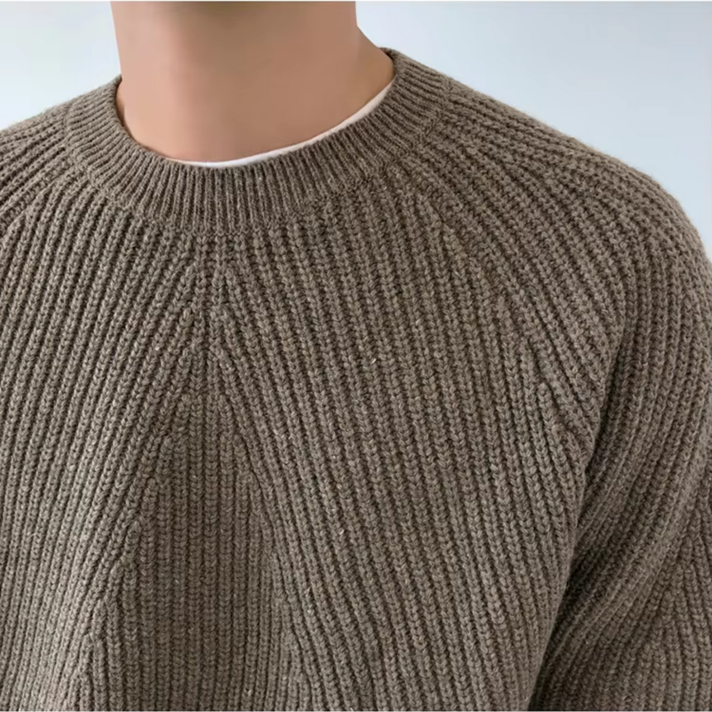 Lorenzo Ribbed Cotton Sweater