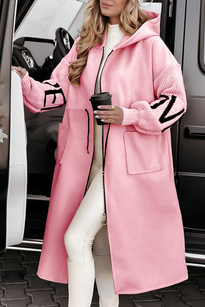 Cheila™ - Long coat with hood