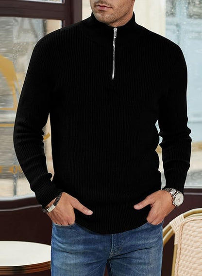 Belezza | Stylish Zipper Pullover for Men