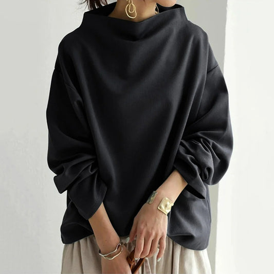 Belezza and stylish long-sleeved jumper for women