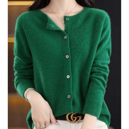 Women's Button-Down Knit Cardigan | Soft, Long Sleeve Casual Sweater