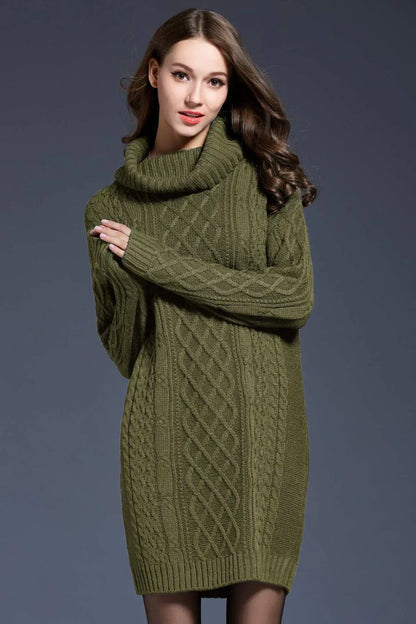 Belezza - Knitted Sweater Dress for Autumn & Winter