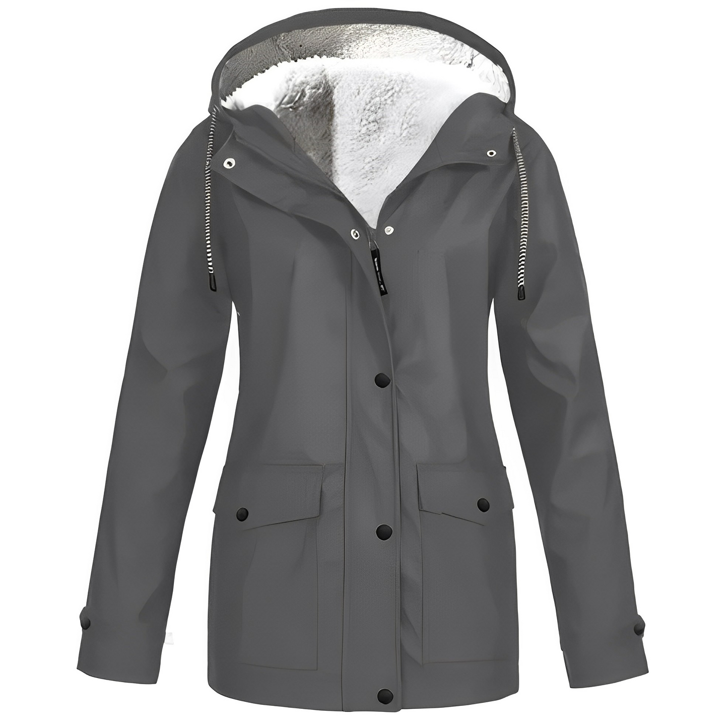 Belezza - Fleece-Lined Raincoat for Women