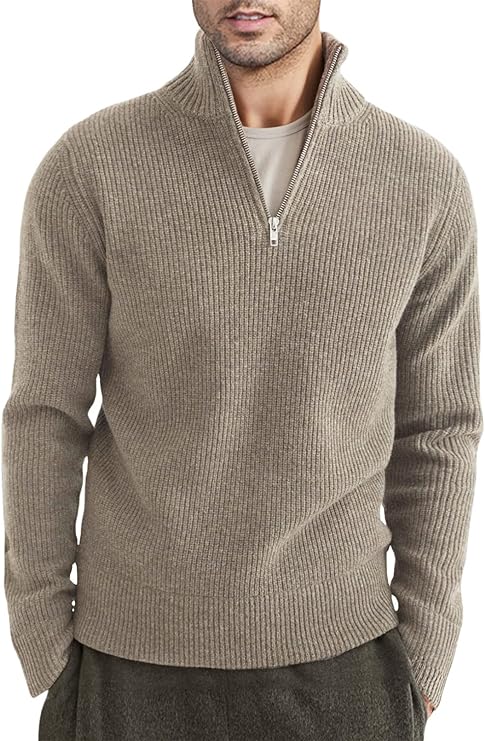 Belezza | Stylish Zipper Pullover for Men