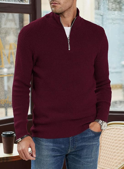 Belezza | Stylish Zipper Pullover for Men