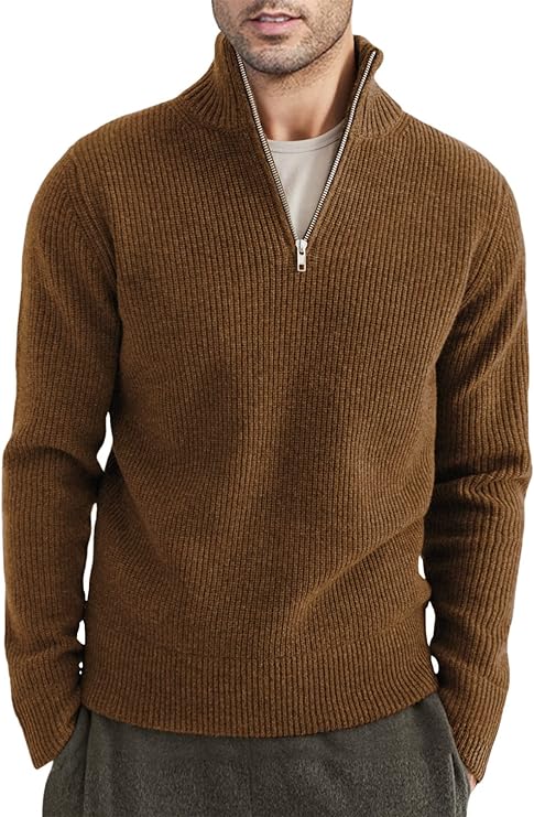 Belezza | Stylish Zipper Pullover for Men