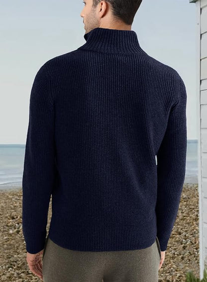 Belezza | Stylish Zipper Pullover for Men