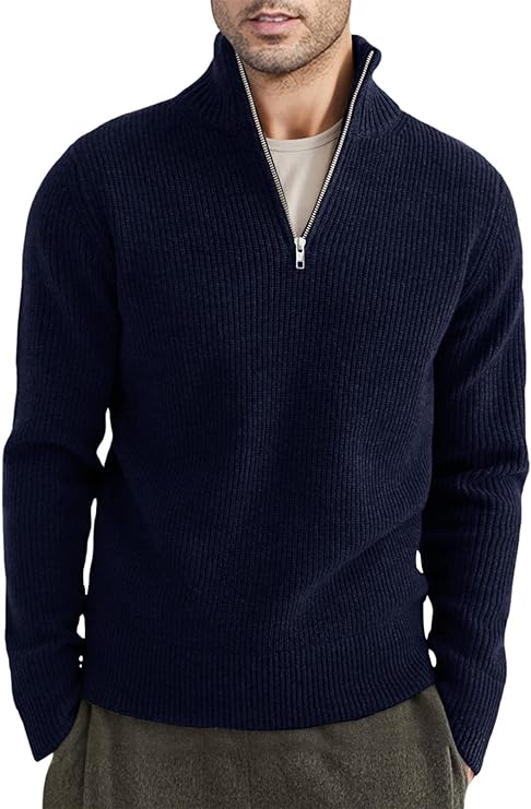 Belezza | Stylish Zipper Pullover for Men