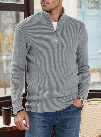 Belezza | Stylish Zipper Pullover for Men