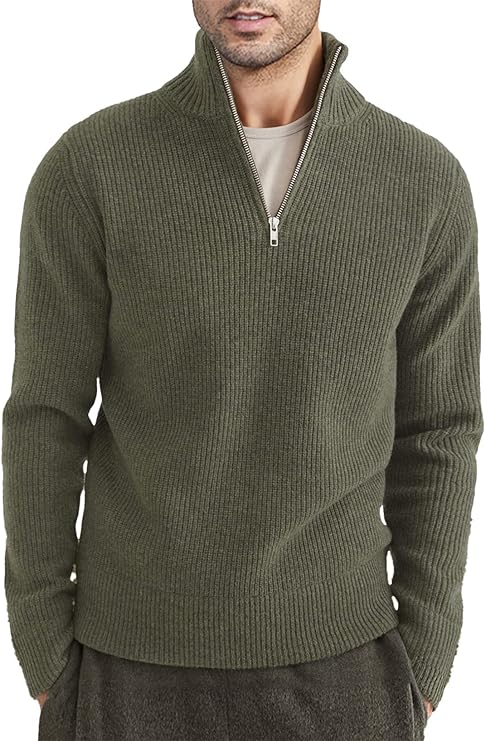 Belezza | Stylish Zipper Pullover for Men