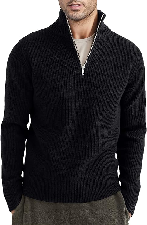 Belezza | Stylish Zipper Pullover for Men